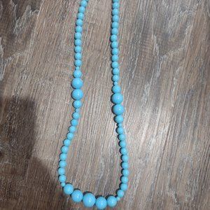 Blue Bead Necklace